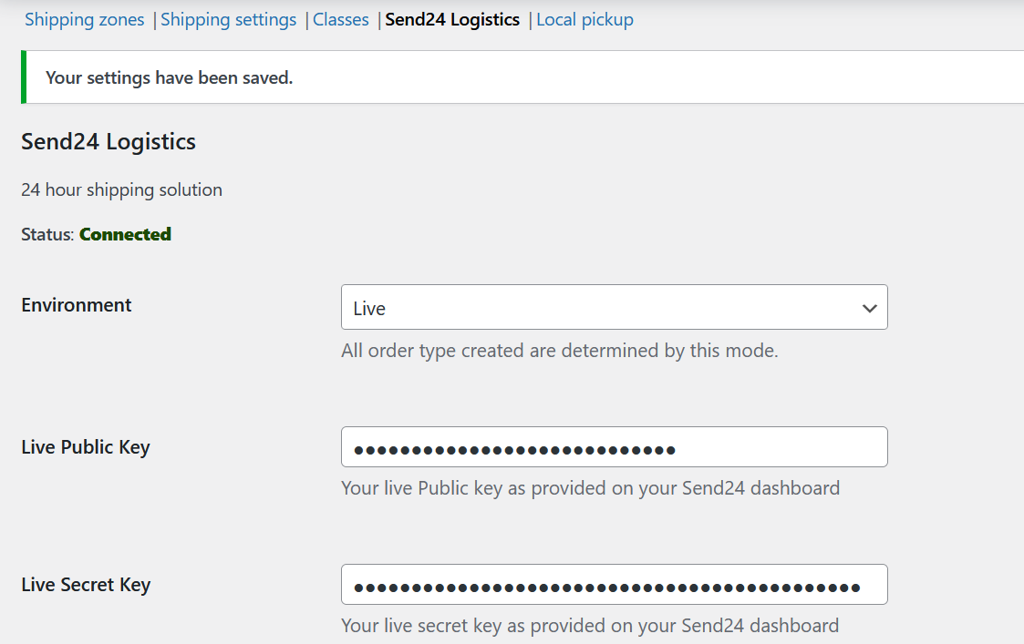 API Live Keys API Live Keys